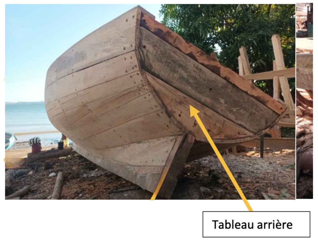 Tableau Arrière Boutre (arrière )